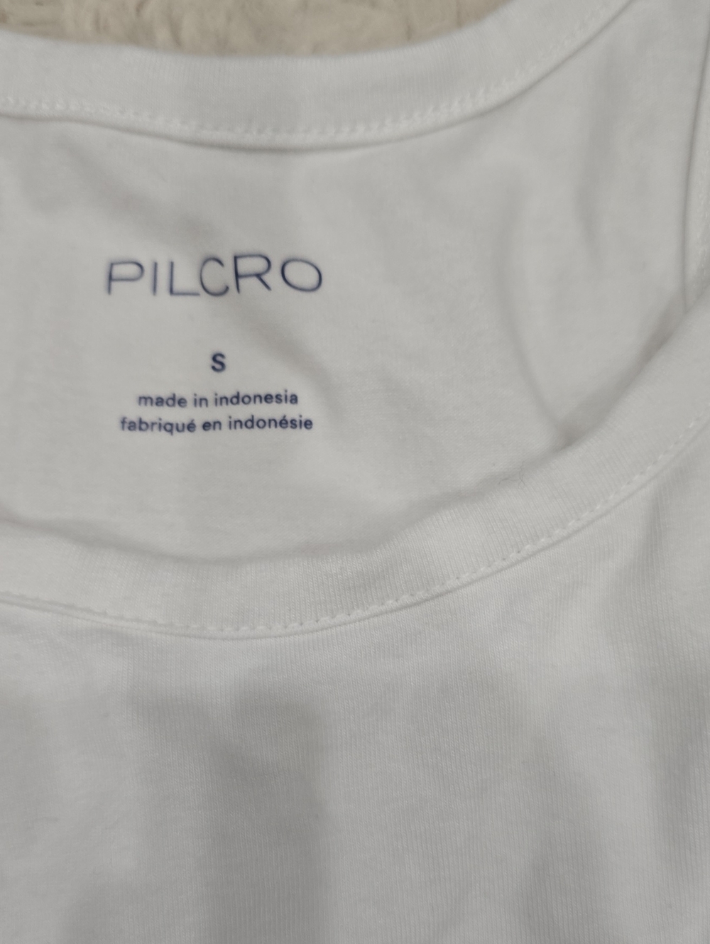 Pilcro White Ribbed Racerback Tank - Picture 2 of 6